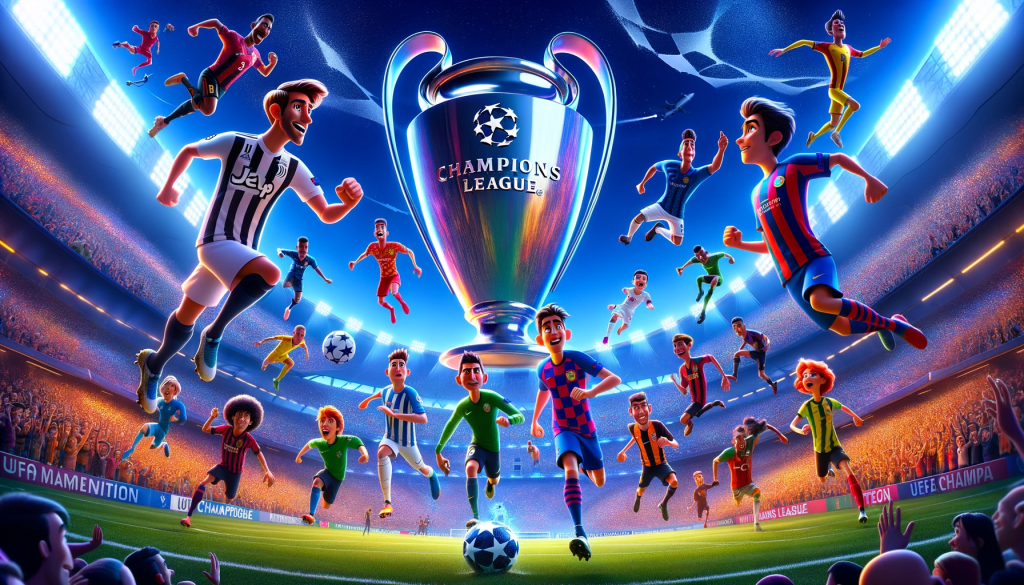 AI pixar ਪੋਸਟਰ uefa ਚੈਂਪੀਅਨਜ਼ ਲੀਗ