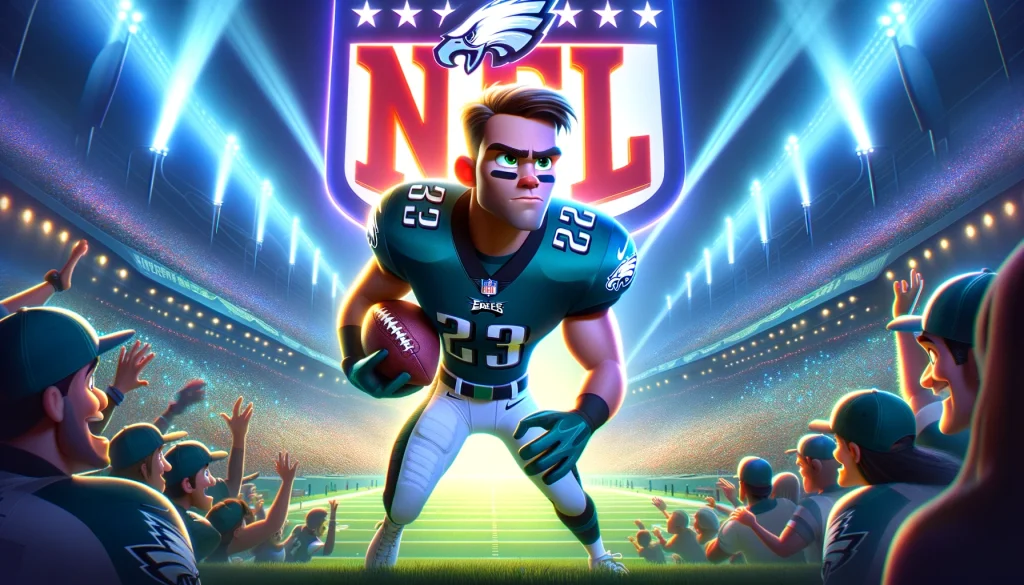 ai pixar ፖስተሮች nfl ንስሮች